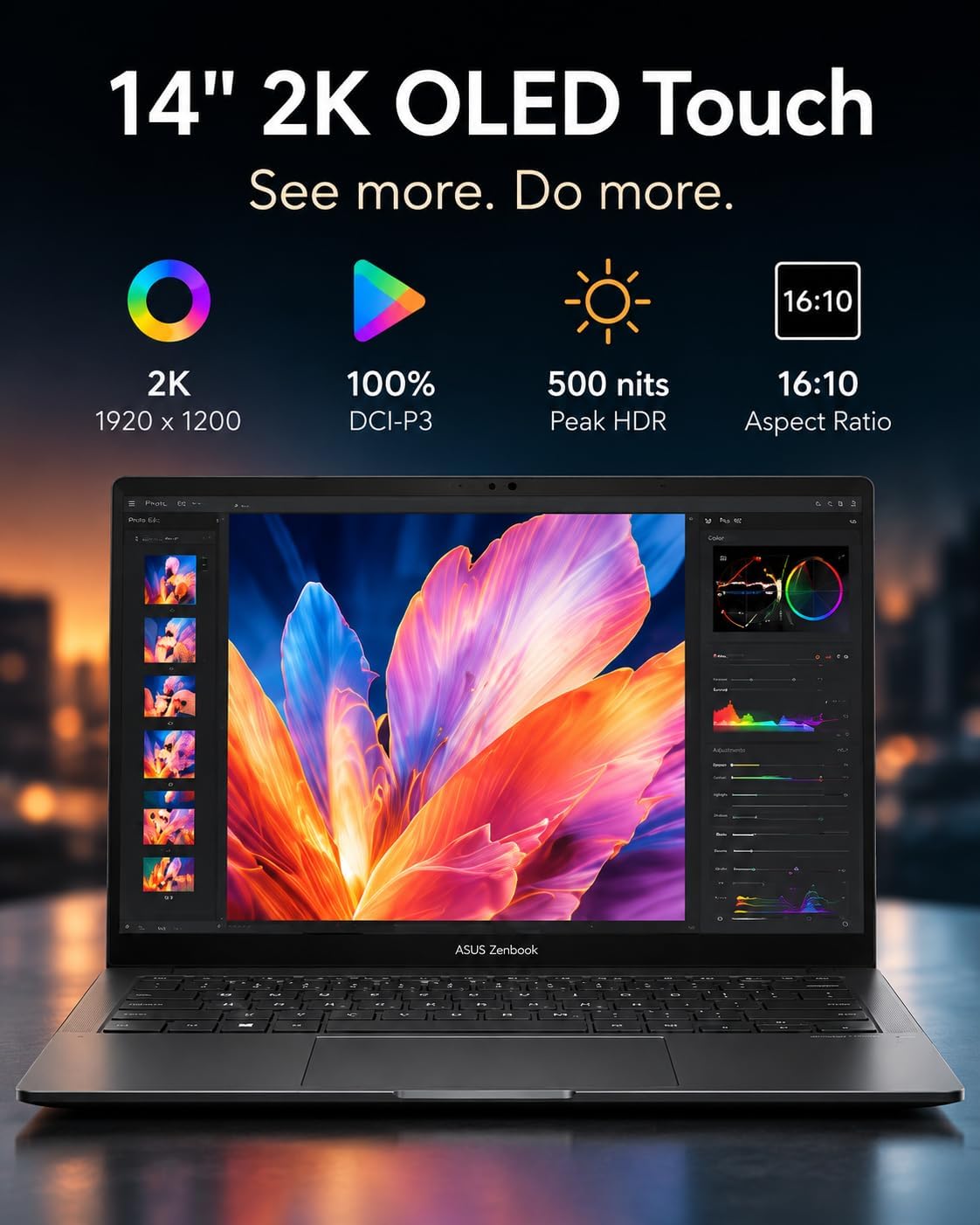 Detalle 2 de ASUS Laptop with Ryzen AI 9 465