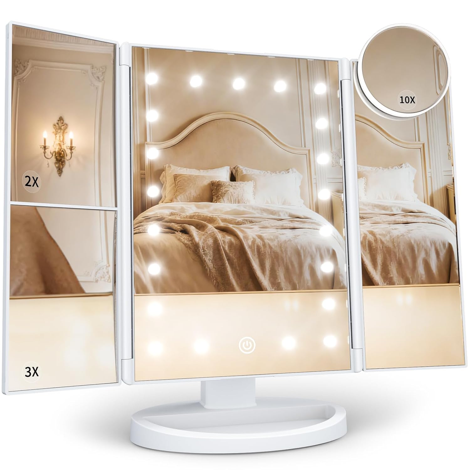 Detalle de HUONUL Makeup Mirror 10X Magnification ๐