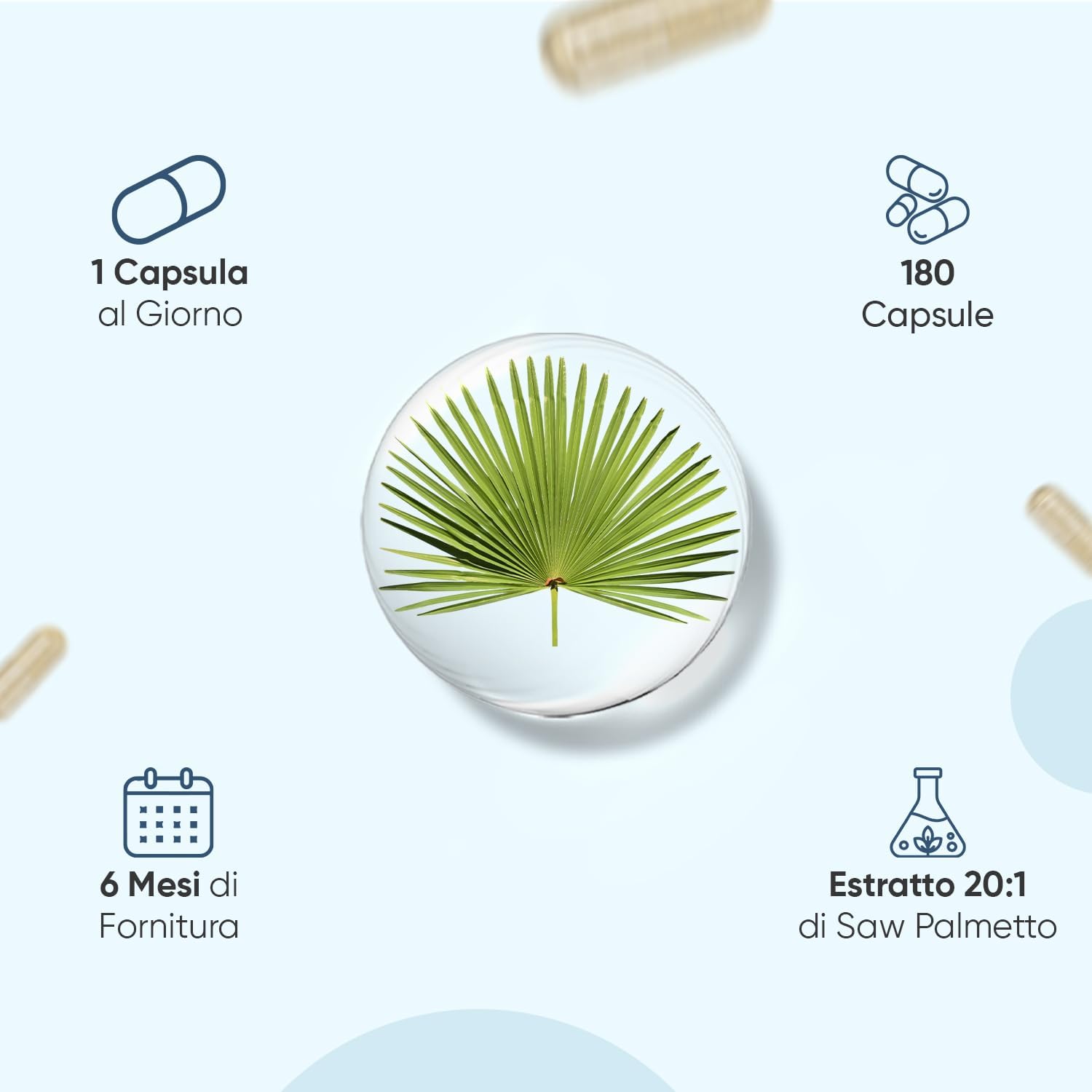 Thumbnail 3 de Serenoa Repens in 180 Capsule Vegetariane di WeightWorld – ProstaSure per Uomo