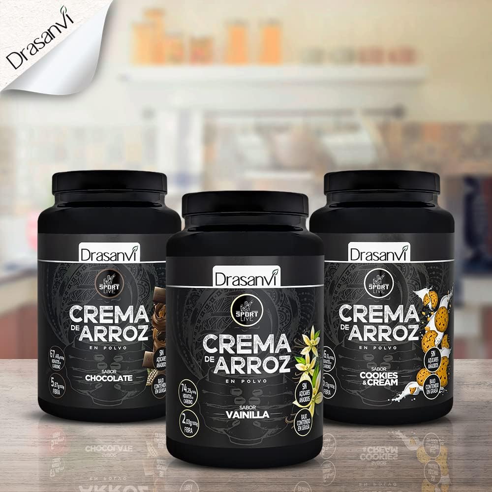 Thumbnail 6 de Drasanvi SPORT LIVE Crema de Arroz Vegana 🍚 1kg