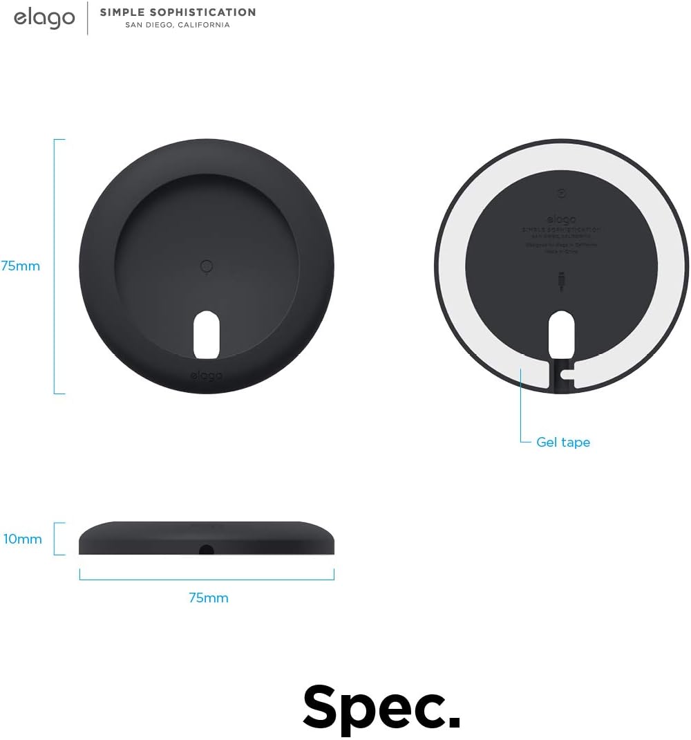 Thumbnail 6 de elago Support de Charge MS MagSafe (compatible iPhone 17/16/15/14/13/12, AirPods) en silicone premium, noir