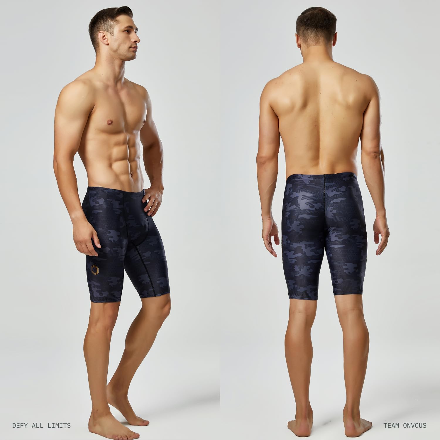Detalle 2 de Onvous Swim Jammers for Men — Athletic Jammer Swimwear for Training and All‑Day Comfort