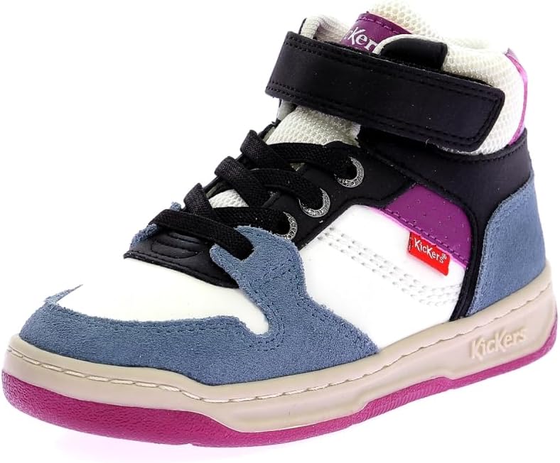 Detalle 2 de Kickers Unisex Kinder KickadoSneaker – solide Alltags-Sneaker mit regulärer Passform