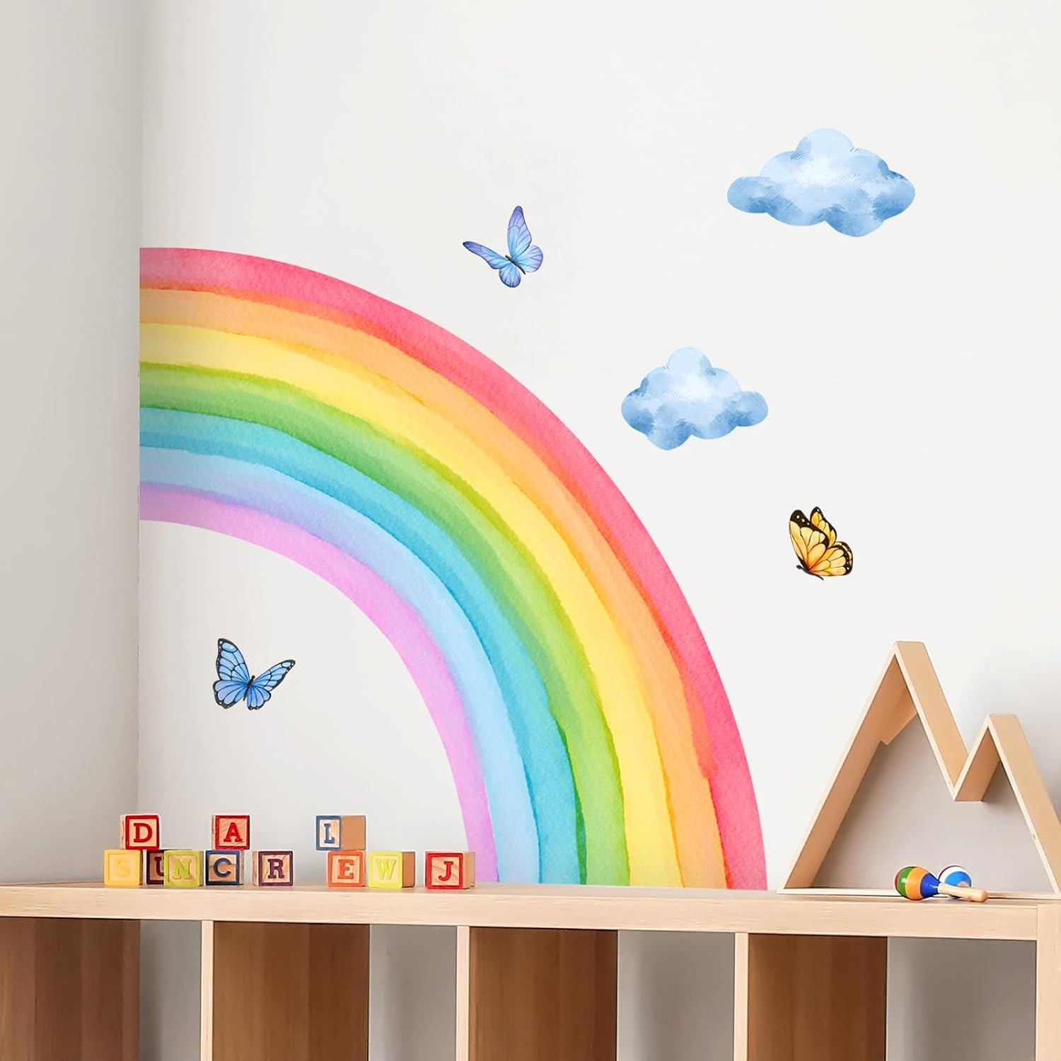 Thumbnail 2 de Supzone Wandtattoo Regenbogen Groß 120 cm