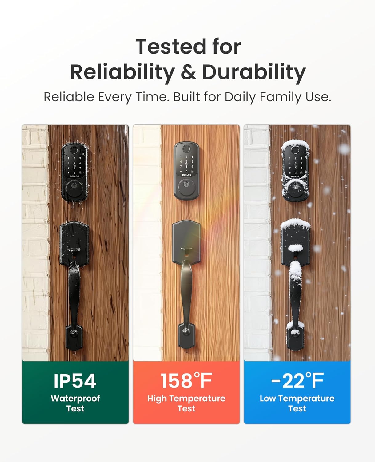 Thumbnail 6 de DESLOC B200 Keyless Entry Deadbolt 12 Months