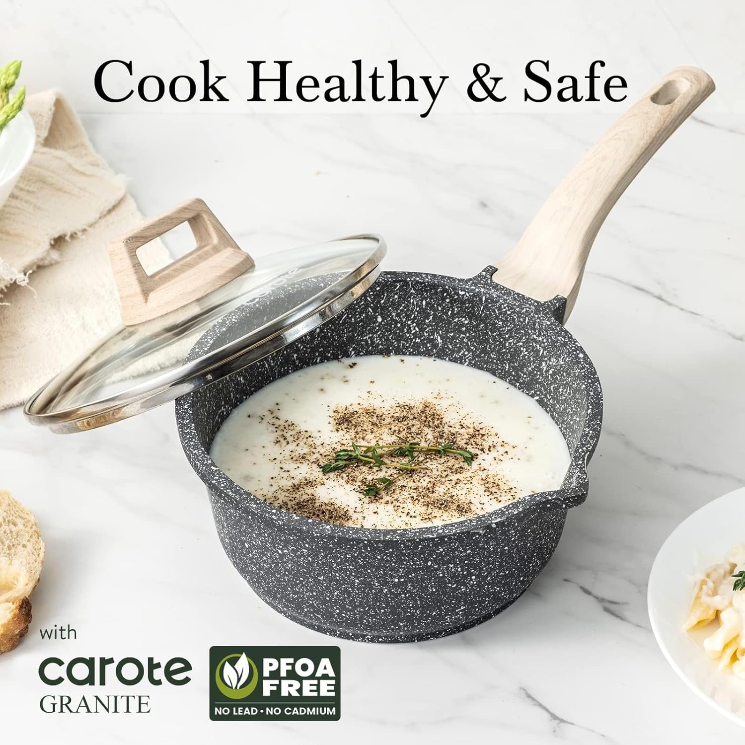 Detalle 2 de Carote Sauce Pan Set 1.5Qt nonstick