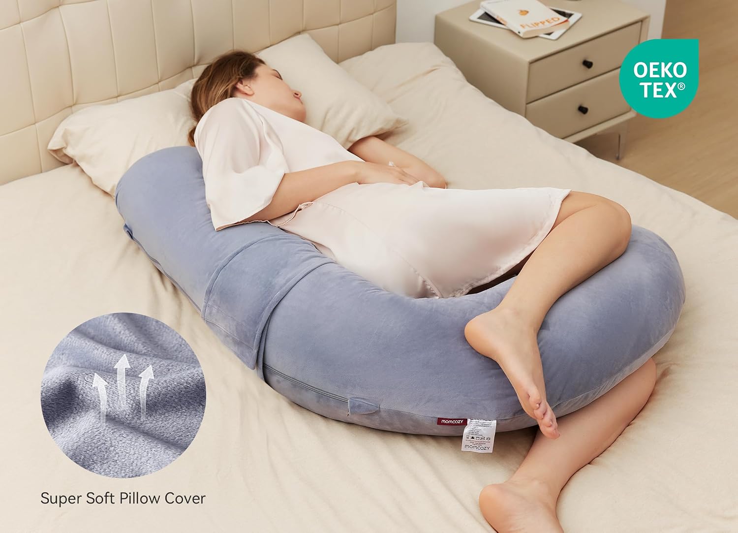 Thumbnail 6 de Momcozy Pregnancy Pillow, F-Shaped