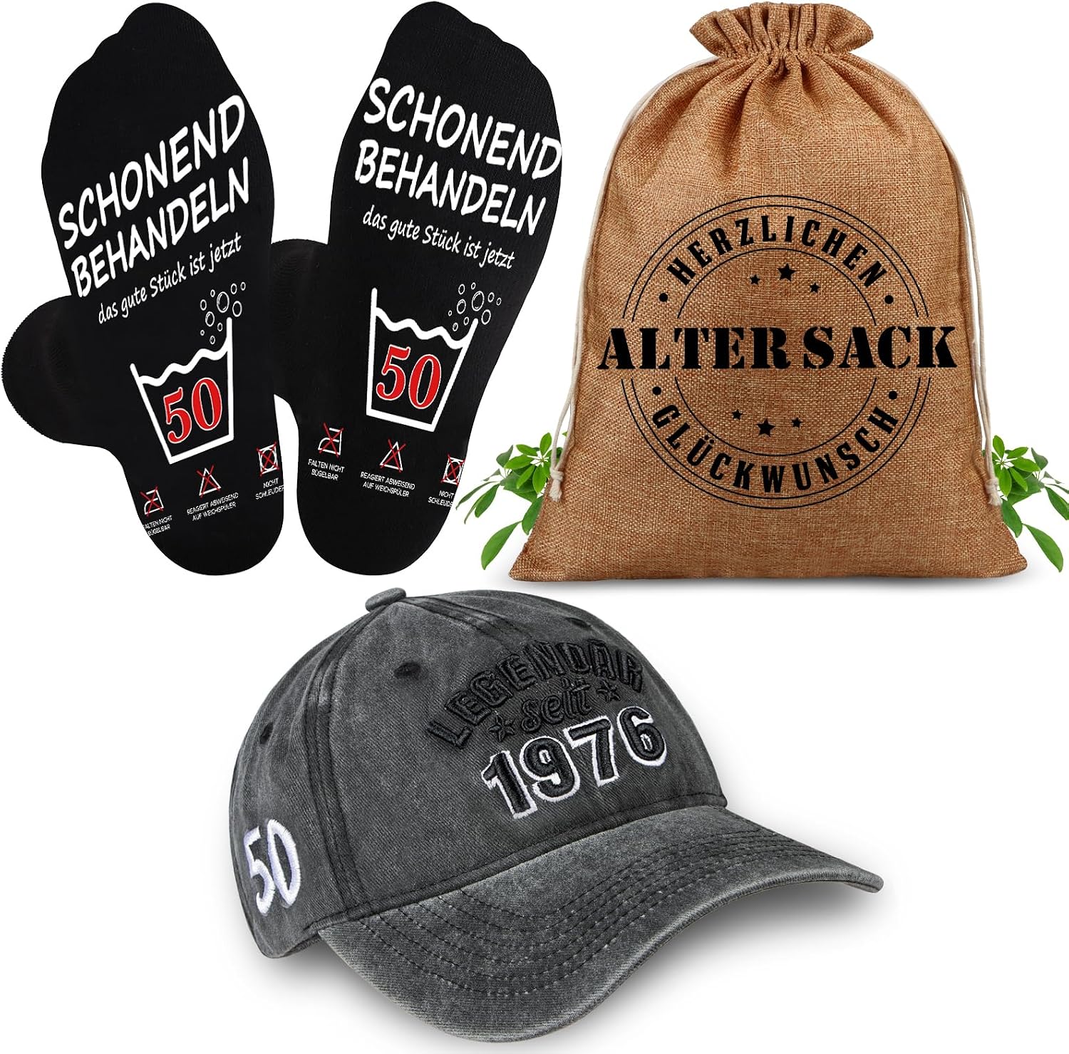 Detalle de TUZELIYA 3‑in‑1 Geschenkset für 50. Geburtstag