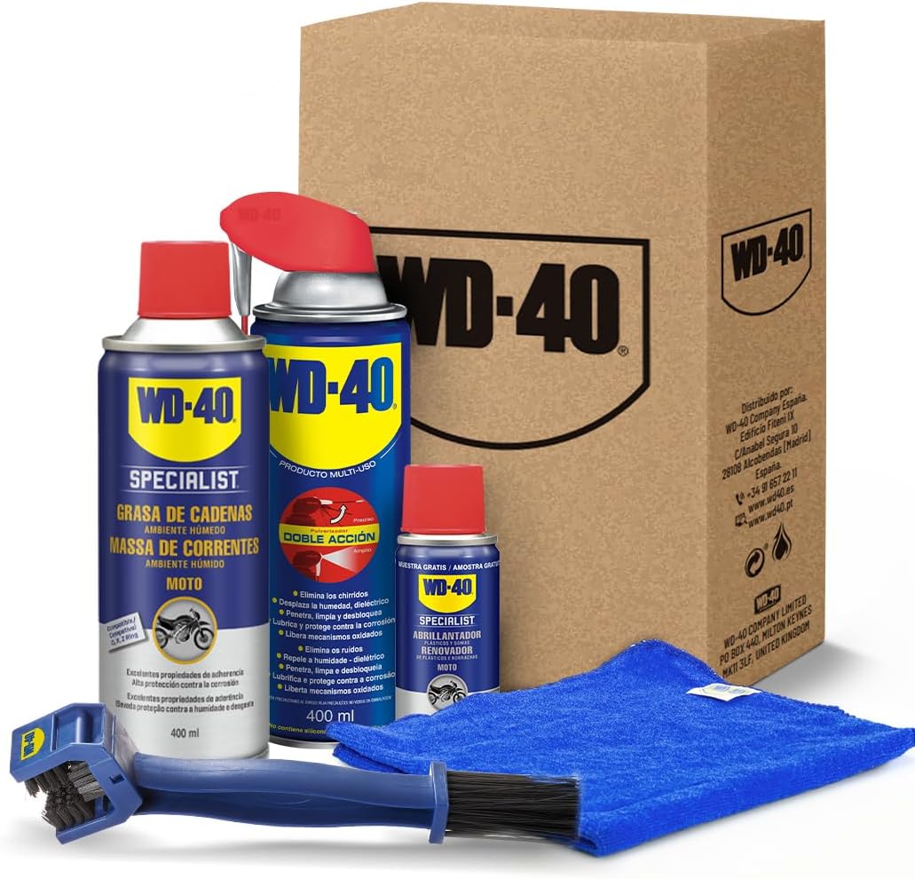 Detalle de WD-40 Specialist Motorbike Kit Mantenimiento 400 ml