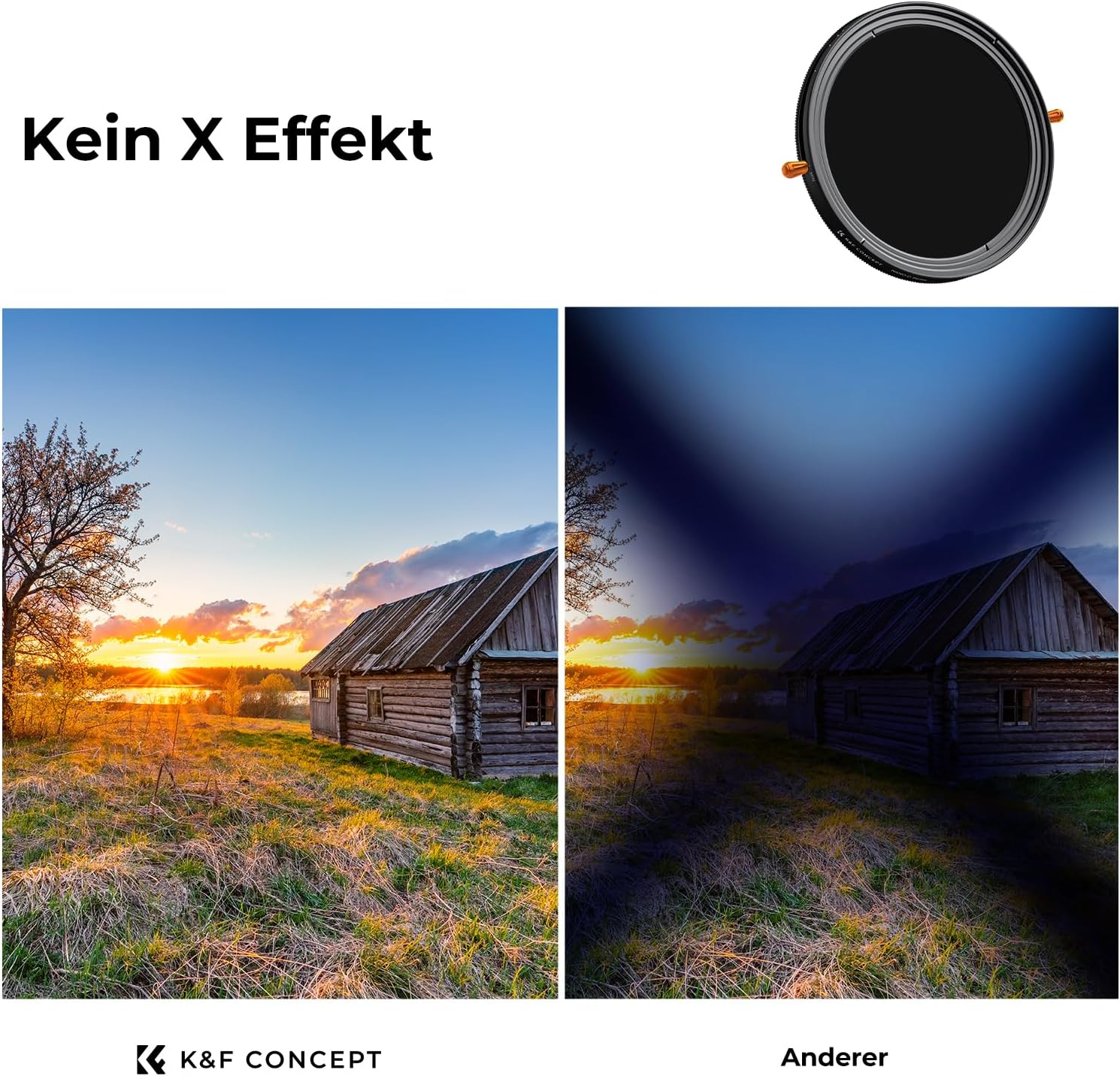 Thumbnail 3 de K&F CONCEPT Nano-D 72 mm ND Filter mit CPL