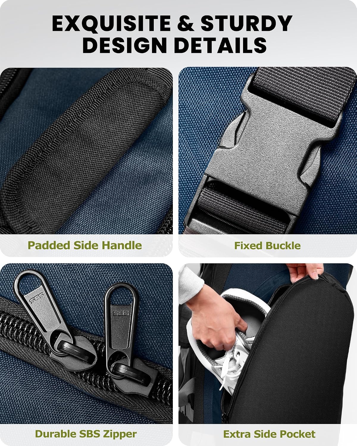 Thumbnail 5 de OutdoorMaster Padded Golf Travel Bag with Wheels ⛳