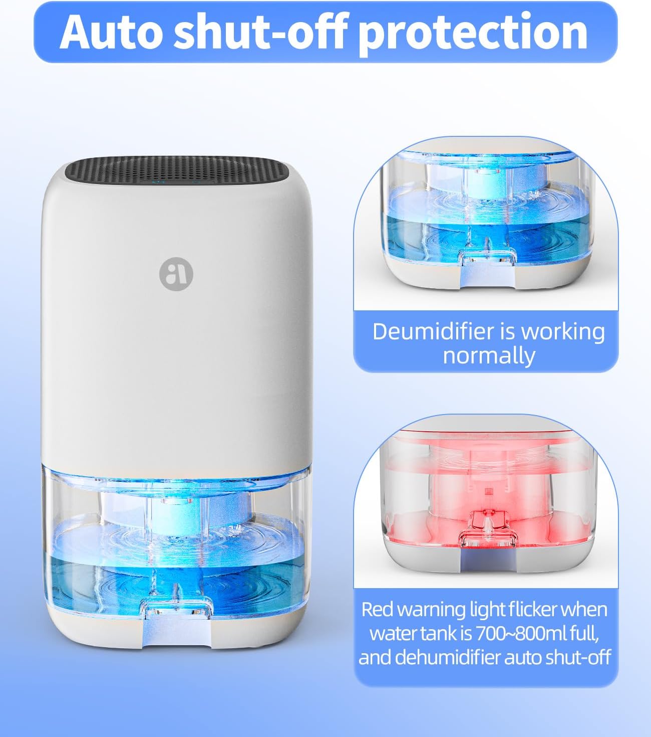 Thumbnail 3 de TABYIK 35 Oz Dehumidifier for Small Spaces