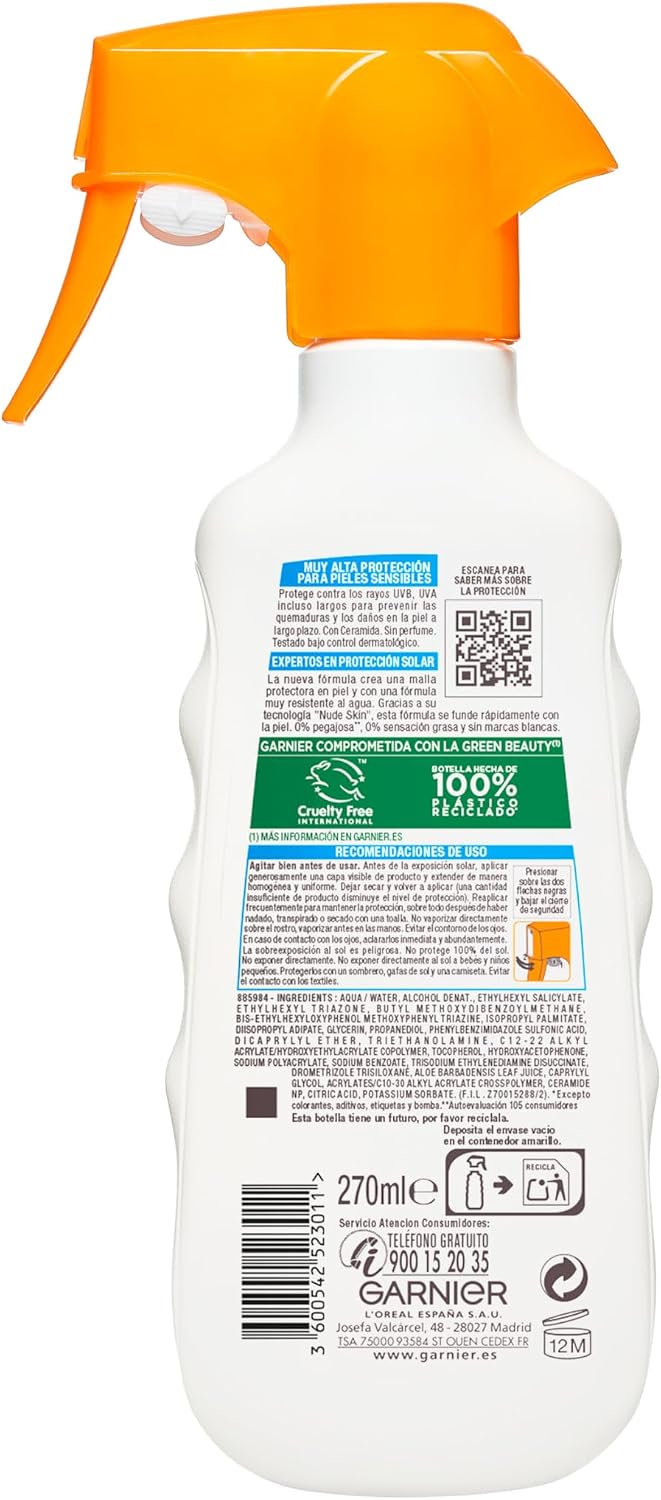 Detalle 2 de GARNIER DELIAL Sensitive Advanced Leche Solar IP50+ ☀
