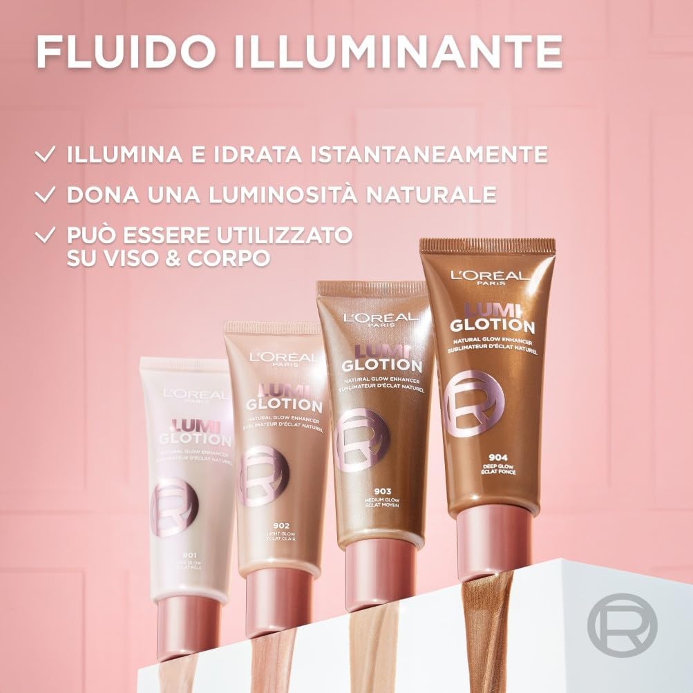 Detalle 2 de L'Oreal Paris Lumi Glotion 40 ml illuminante liquido