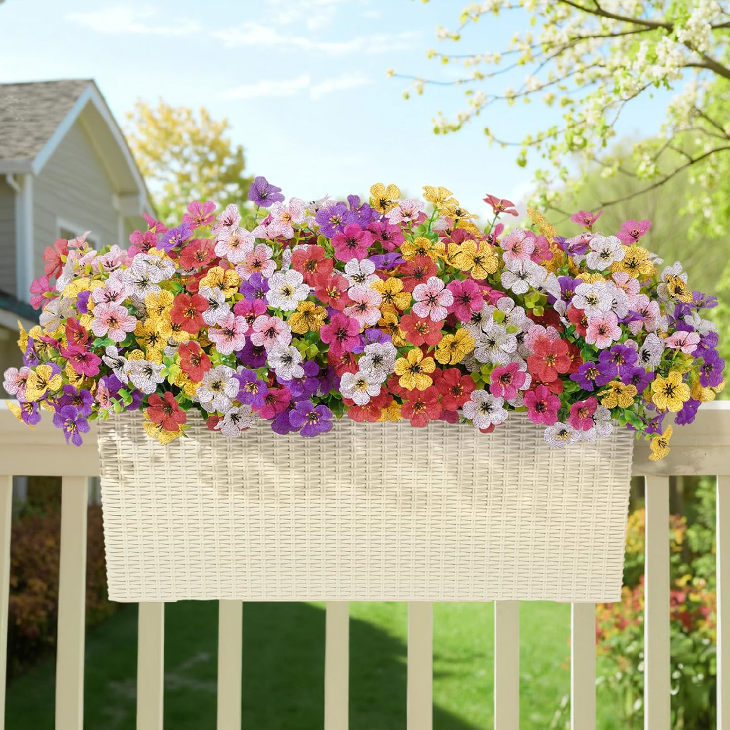 Detalle 2 de Lifewit Artificial Flowers 24 Bundles