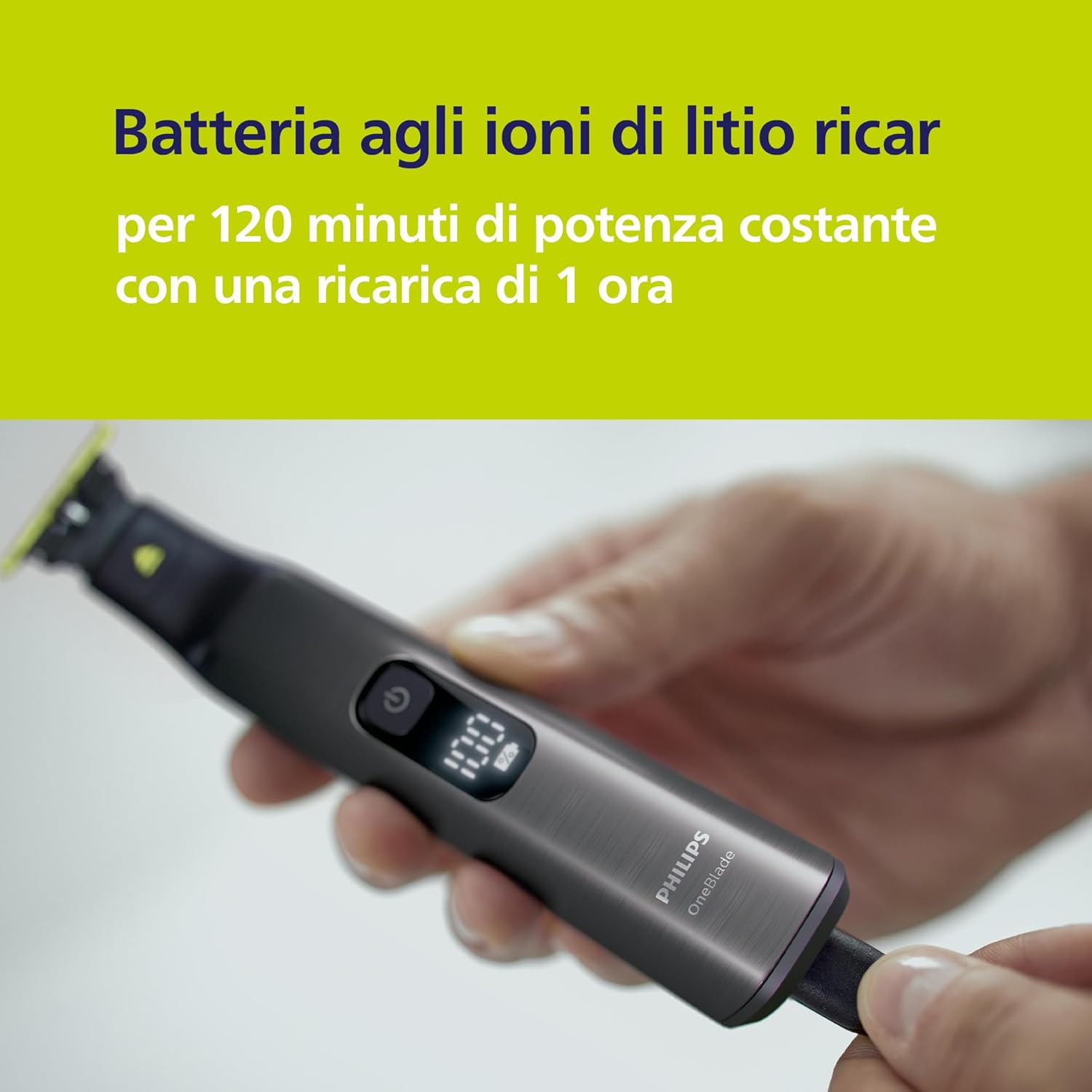 Thumbnail 5 de Philips OneBlade Pro 360 QP6652/30 regolabarba 14 lunghezze