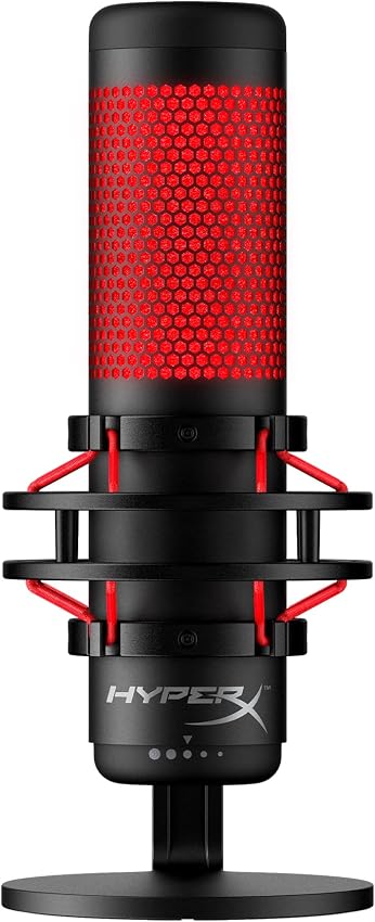 Detalle de HyperX QuadCast Micrófono condensador USB, 4 patrones 🎙
