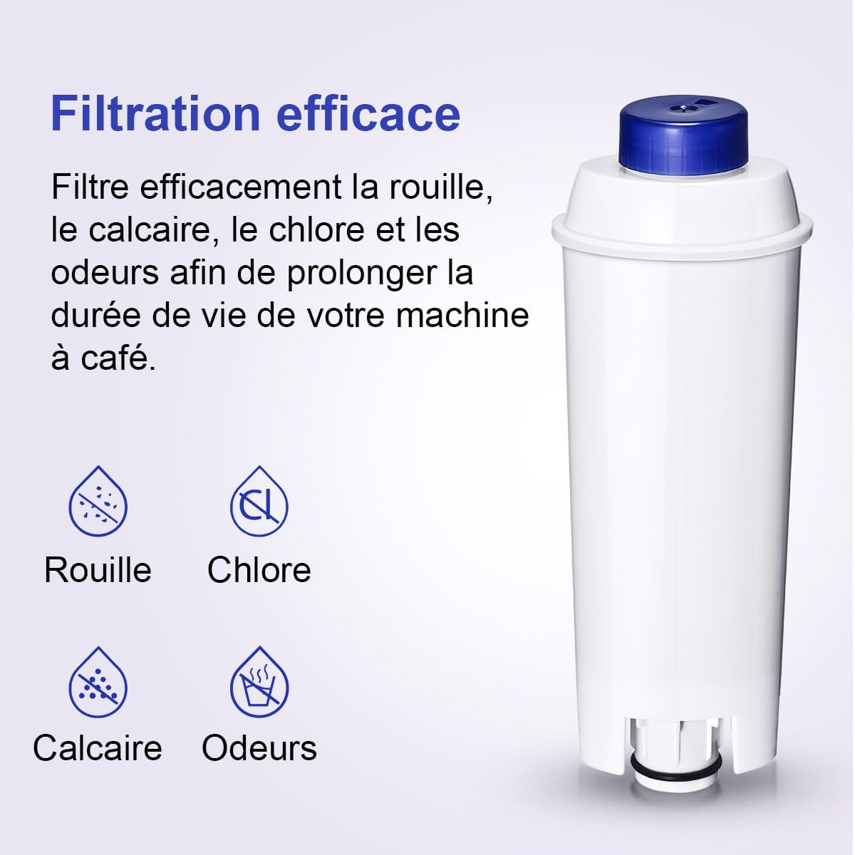 Thumbnail 6 de FILSWA-waterfilter voor De’Longhi ECAM, actieve kool, verpakking van 6