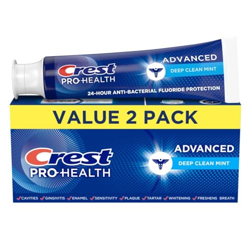 Detalle de Crest Pro-Health Advanced Deep Clean Mint Toothpaste – 2 Tubes