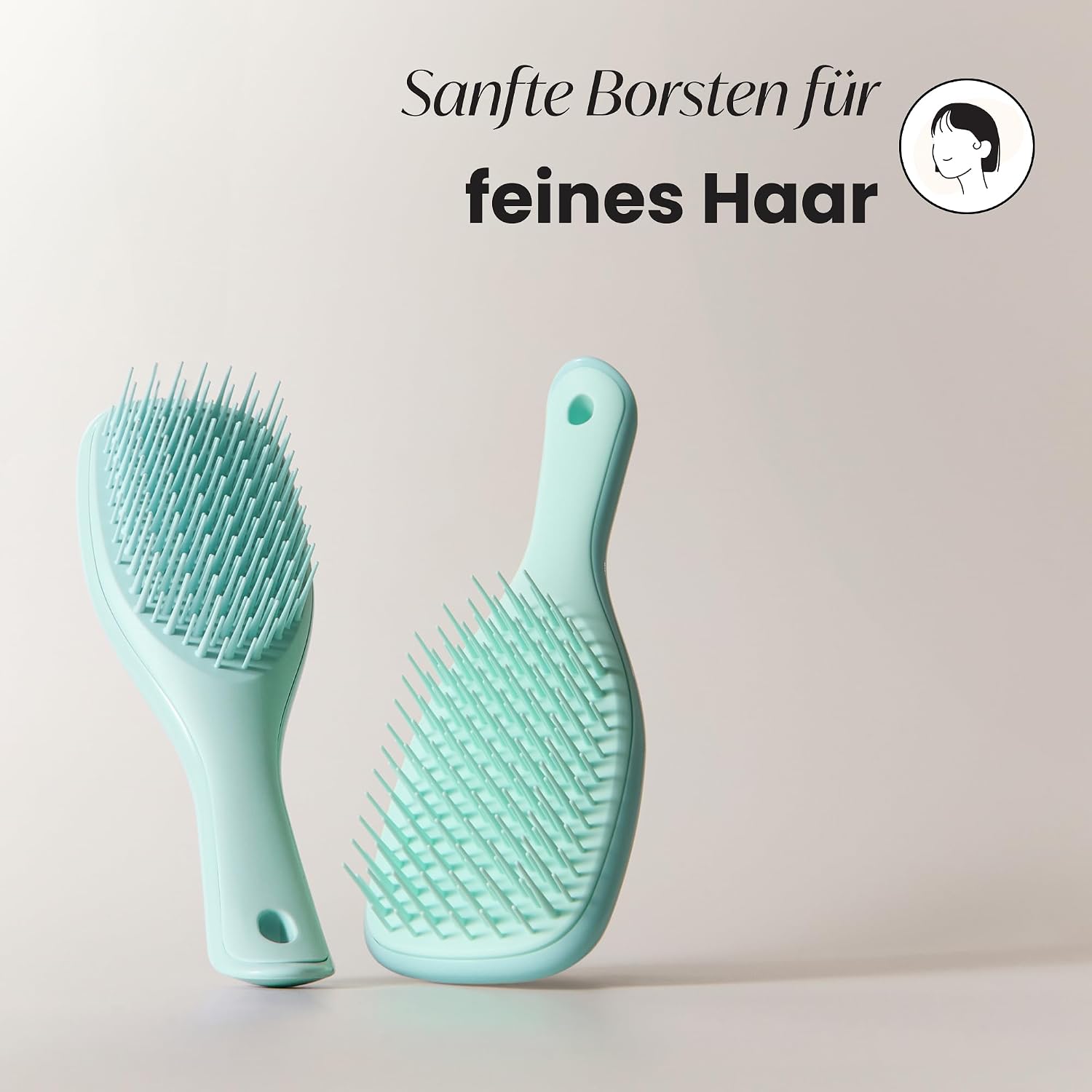 Detalle de Tangle Teezer Ultimate Detangler Klein – Feines, empfindliches Haar, Türkis