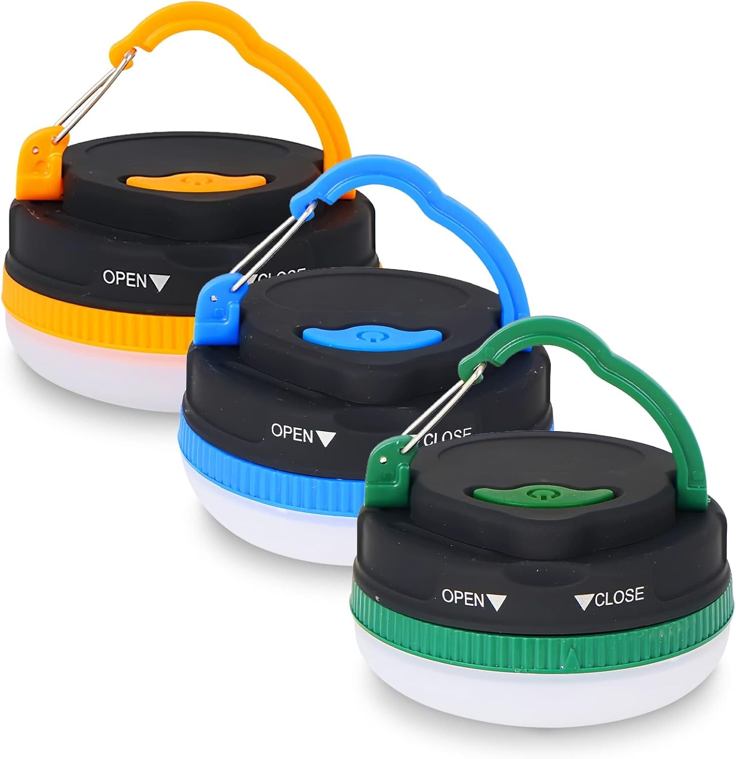 Detalle de Camping Lantern 3 Pack Waterproof LED Tent Light ⛺