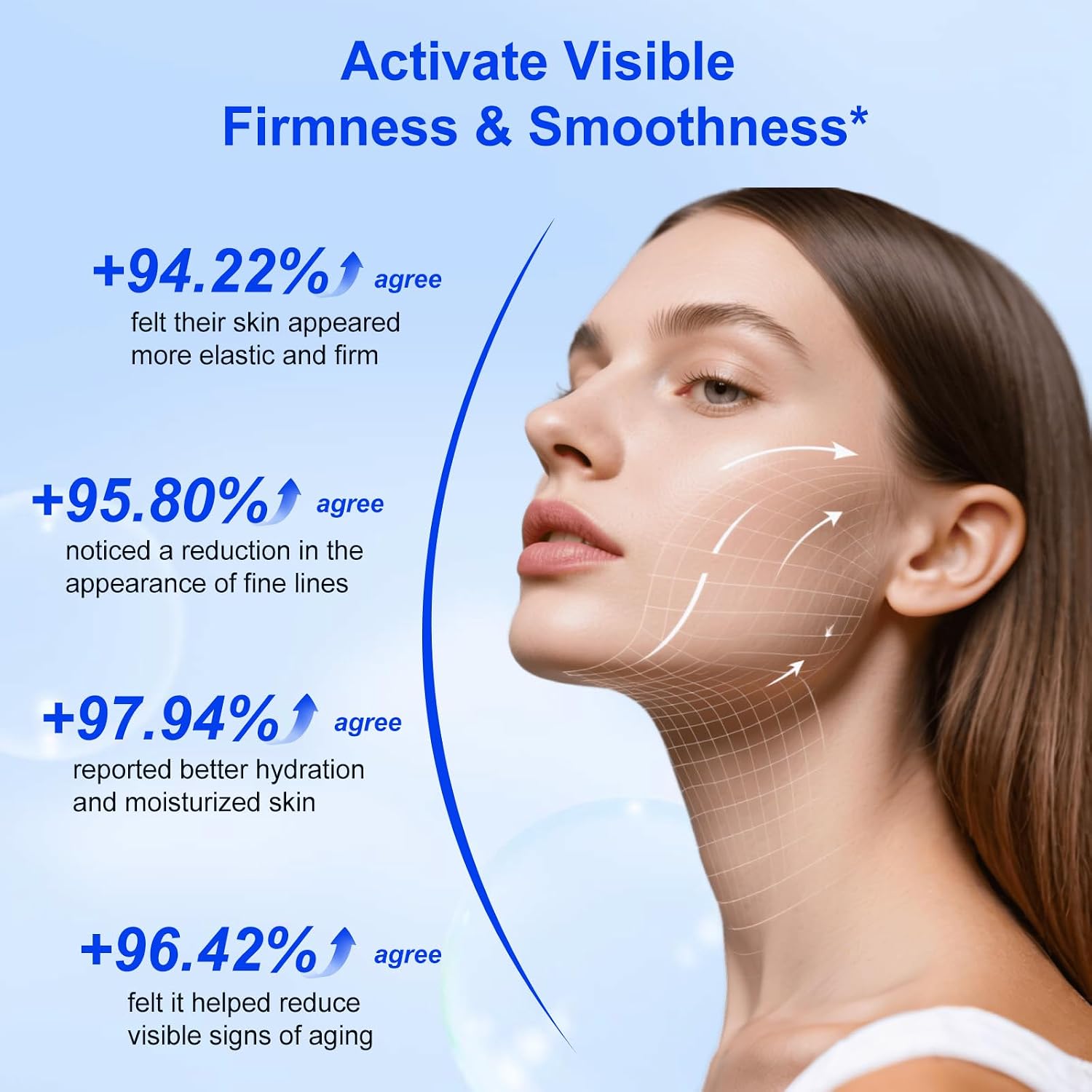Detalle de MAYPJHEH Hyaluronic Acid Serum Powder, Dual Molecular Weight, Vegan, Water-Soluble