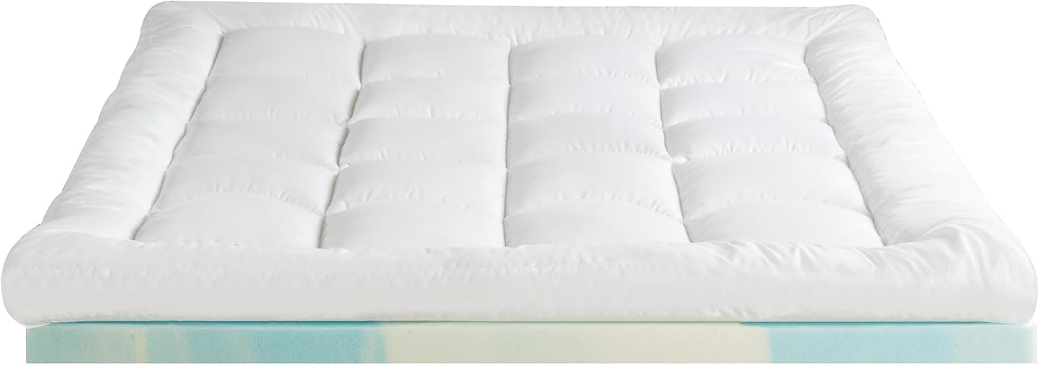 Thumbnail 1 de Zinus Topper Materasso 160x190 cm – 10 cm, Schiuma Cooling Airflow, Traspirante e Rigidezza Media