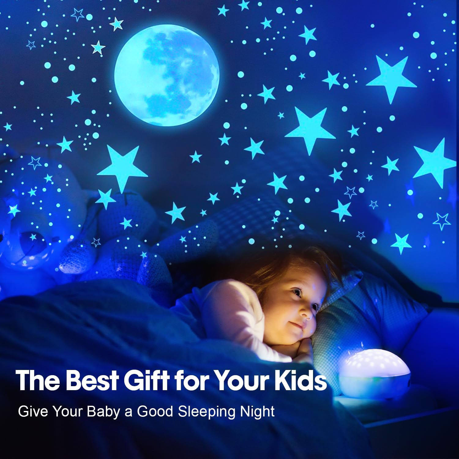 Thumbnail 6 de Luminoso Pegatinas 629 Piezas para Decoración Infantil 🌙⭐