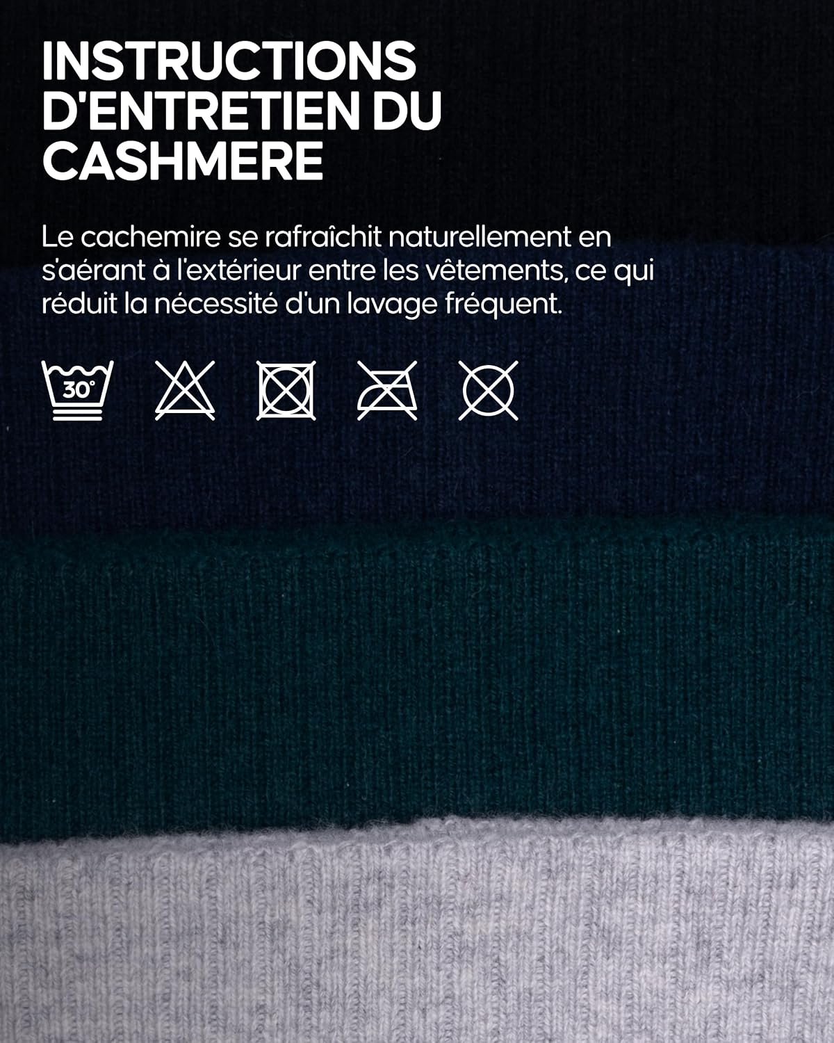 Thumbnail 4 de DANISH ENDURANCE Bonnet cachemire 52–61 cm