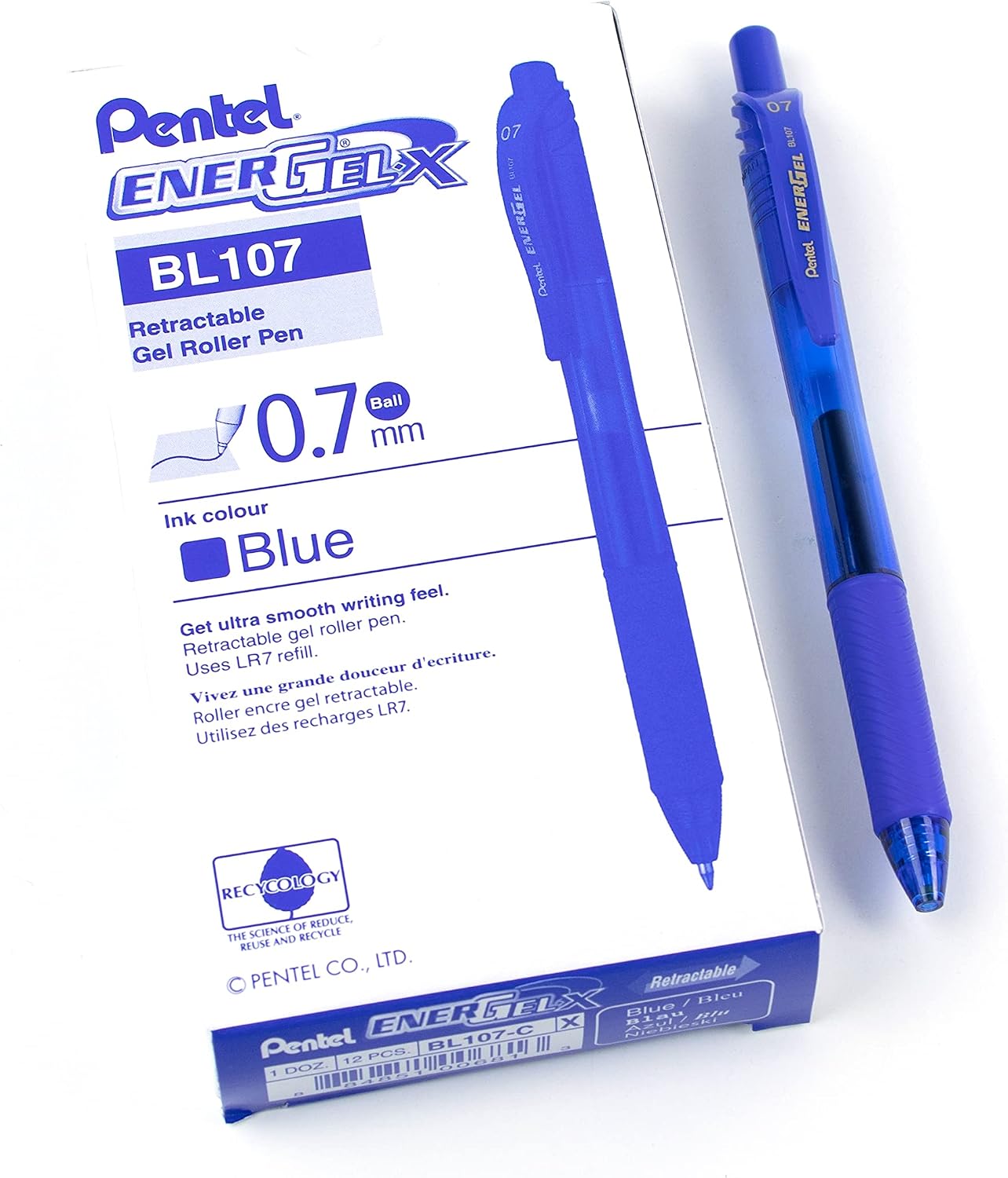Pentel Retractable Gel Pen 0.7 mm