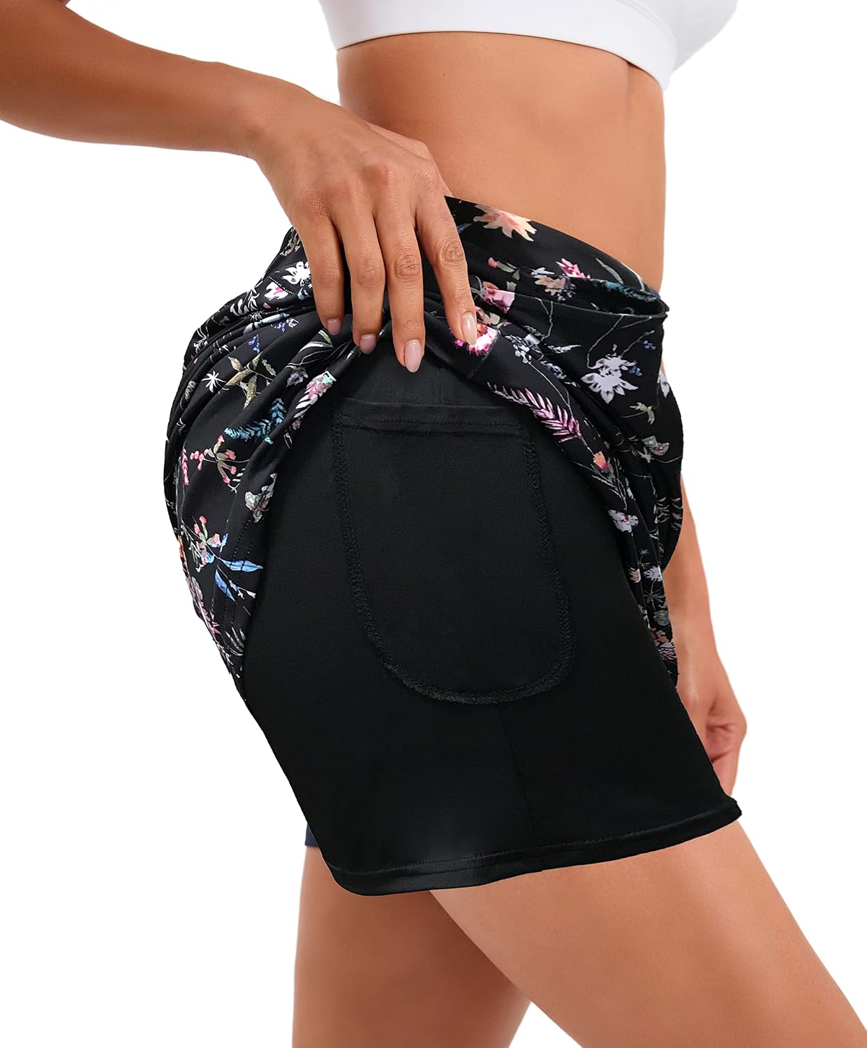 Thumbnail 1 de Jhsnjnr Women's Golf Skorts with Pockets – Knee Length, Elasticated Waist, Breathable with Built-in Shorts