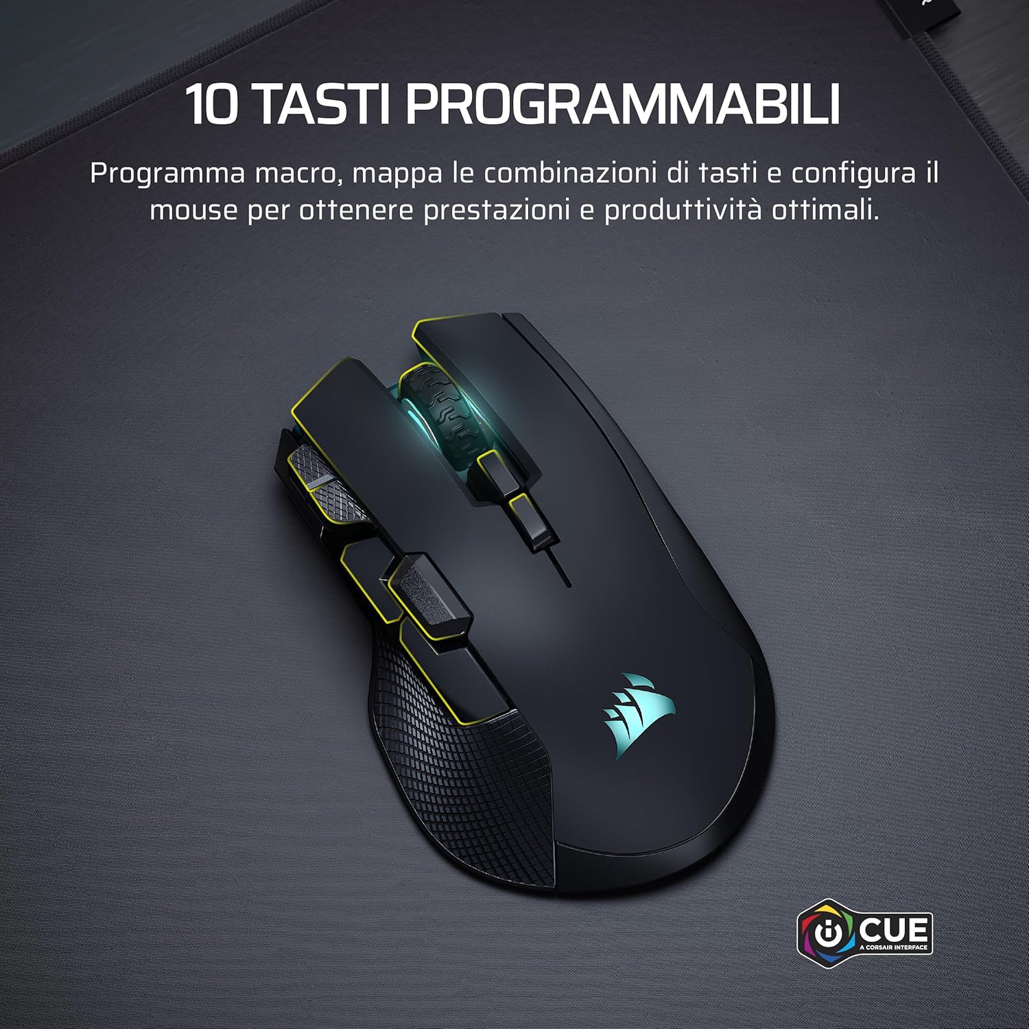 Thumbnail 3 de Corsair IRONCLAW WIRELESS SE Mouse Da Gioco
