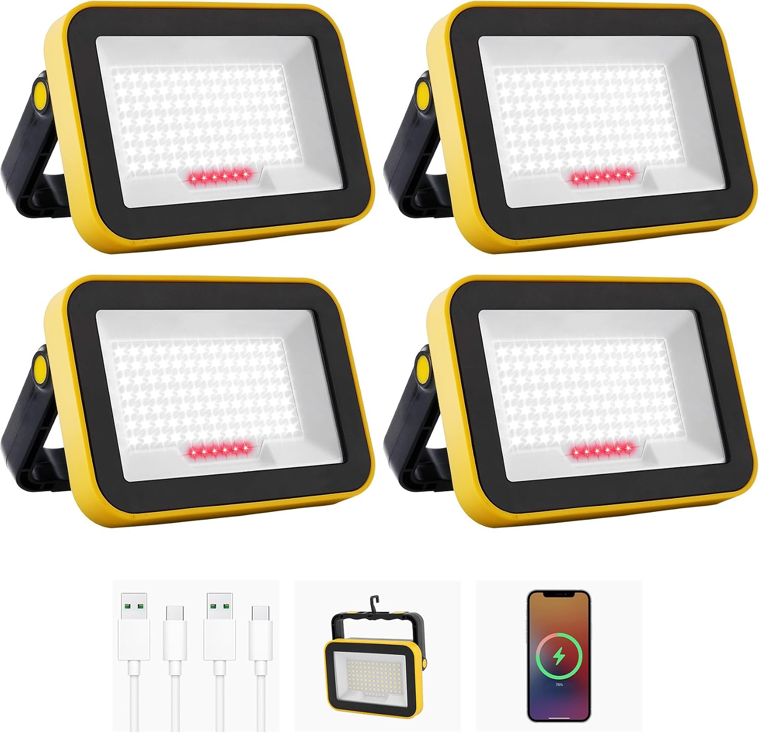 Detalle de NATPOW LED Work Light 4-Pack