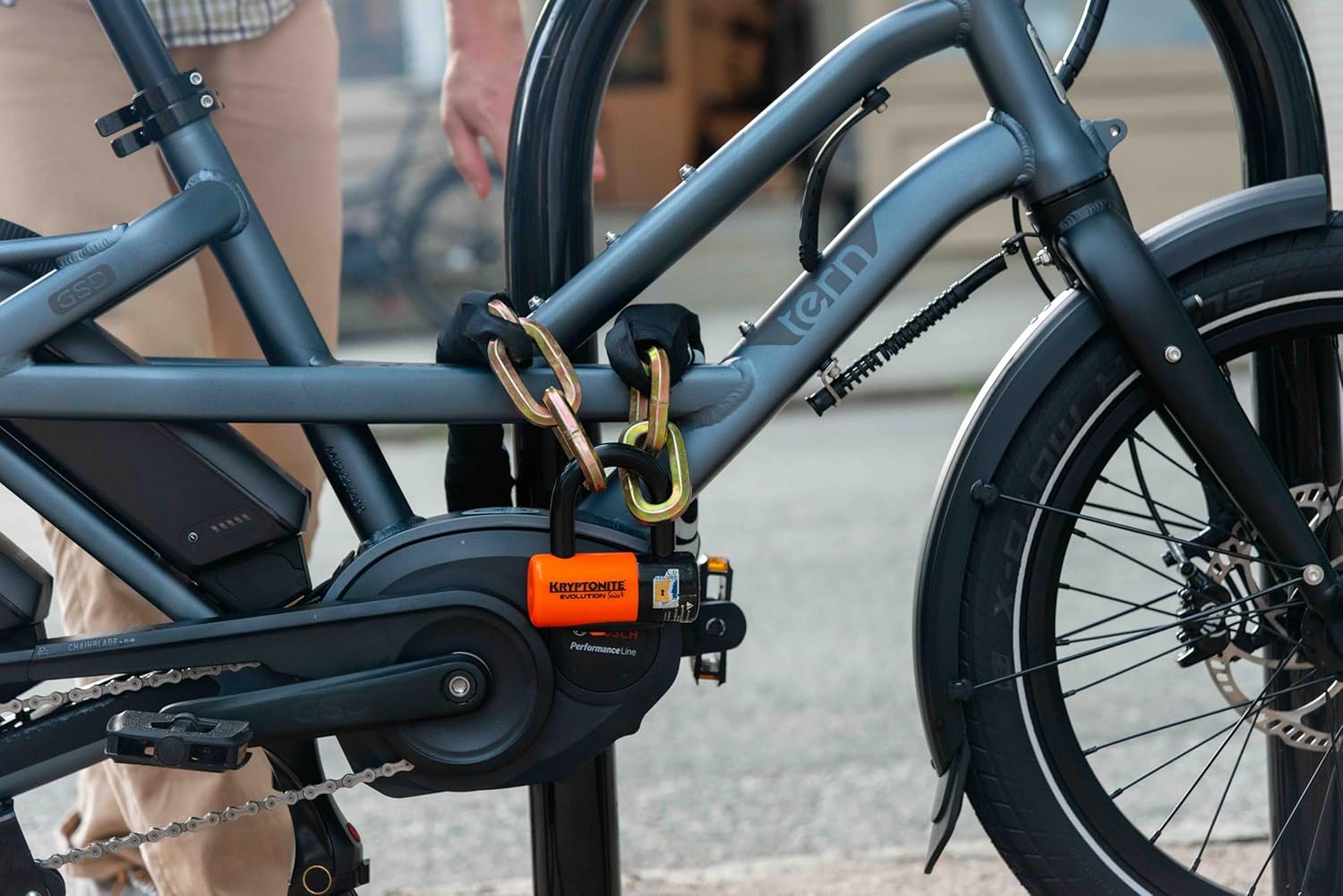 Detalle de Kryptonite New York 1210 Bike Chain Lock: 3.25ft Heavy Duty Security for E‑Bikes and More