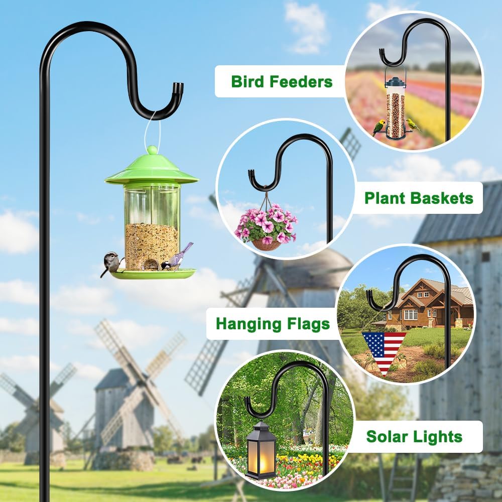 Detalle 1 de Shepherd’s Hook Garden Stake, 48 inches