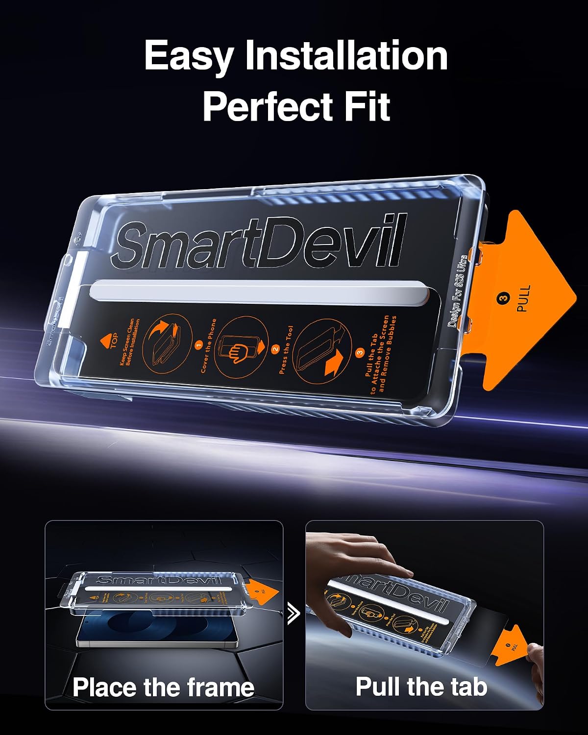 Detalle 2 de SMARTDEVIL Galaxy S25 Ultra screen protector