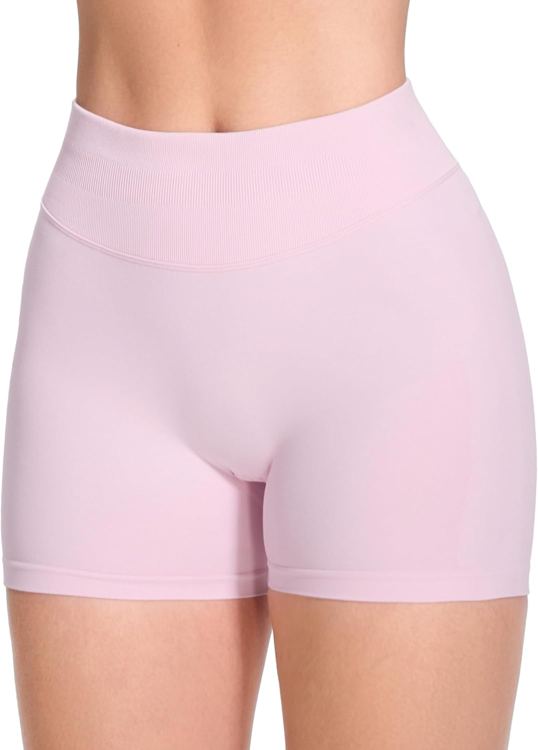 Thumbnail 1 de JOYSPELS Women’s Seamless Gym Shorts with High Waist Scrunch Ruched Detail