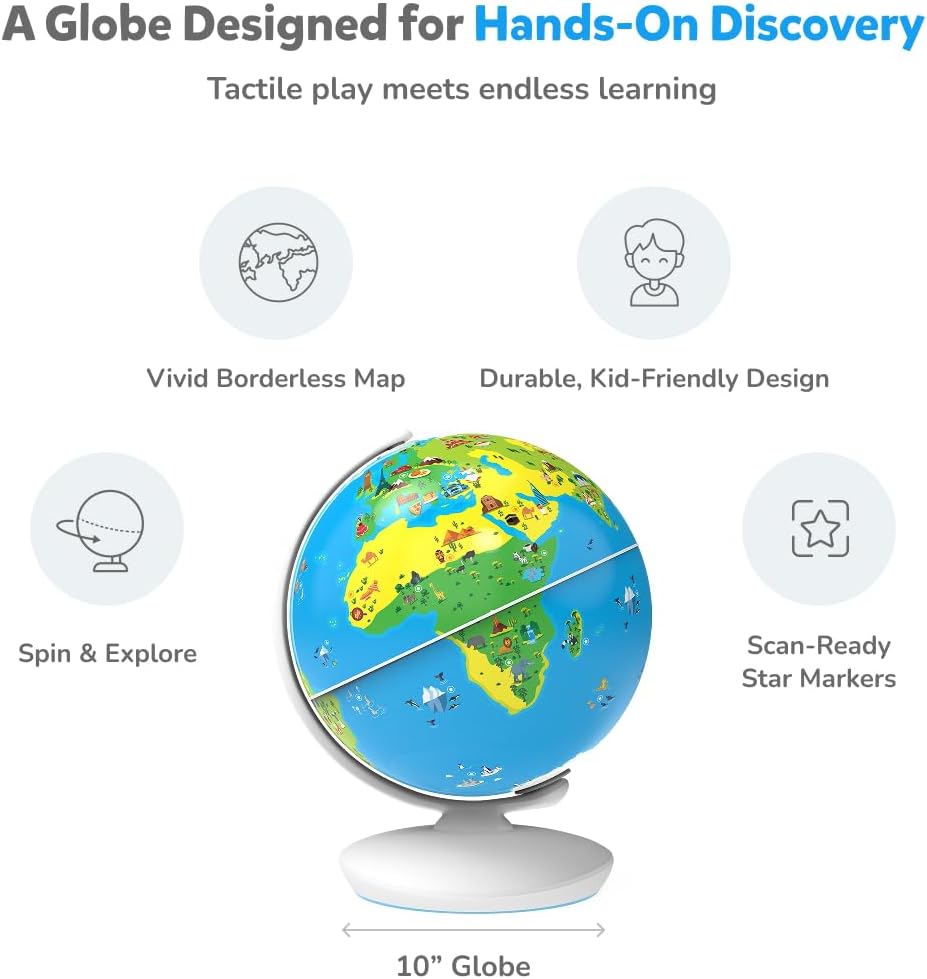 Detalle de PlayShifu Orboot Earth Interactive AR Globe for Kids with 1,000+ Facts