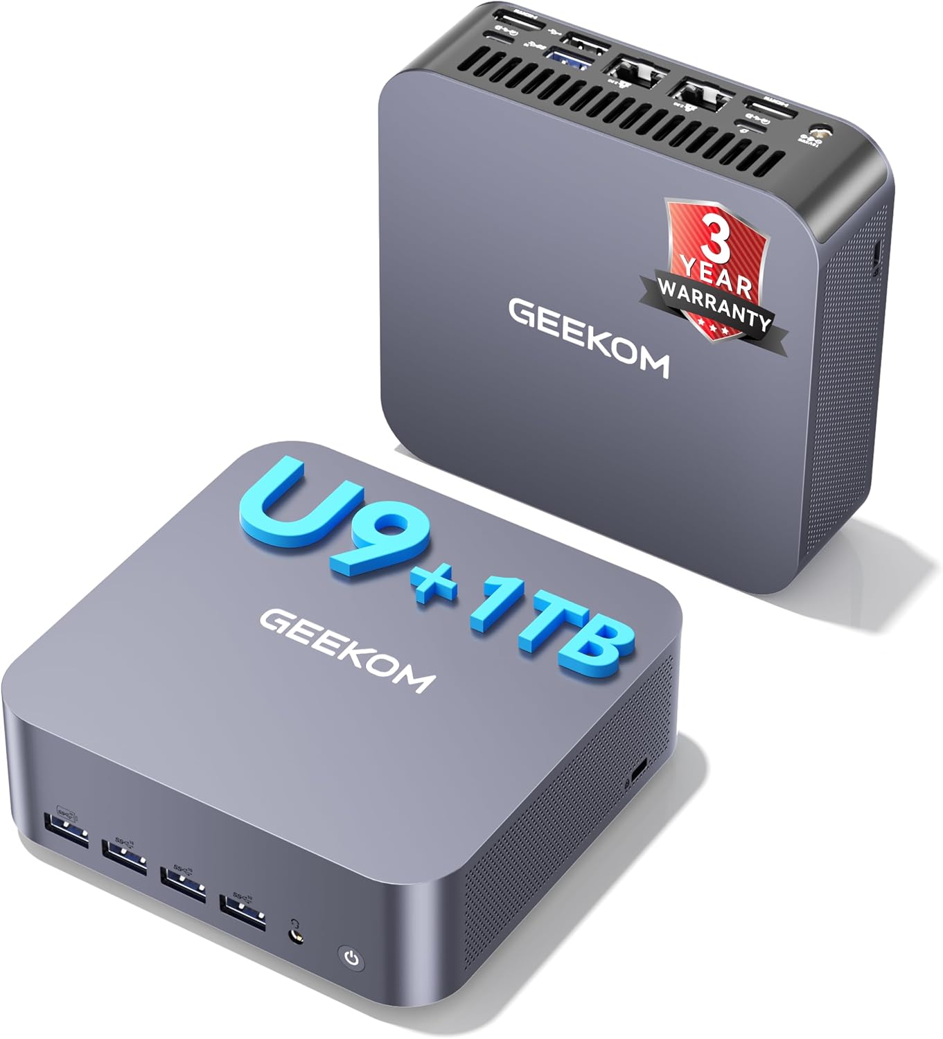 Detalle de GEEKOM GT1 Mega AI Mini PC 32GB RAM 1TB SSD 🖥