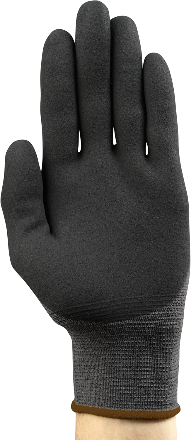 Thumbnail 2 de Ansell HyFlex HERO Series Mehrzweck-Arbeitshandschuhe – Nylon mit atmungsaktivem Nitrilschaumfutter, schwarz
