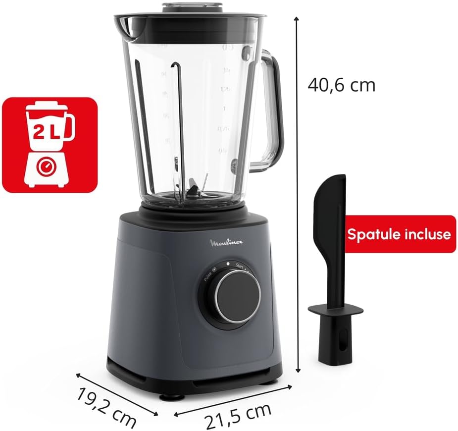 Detalle de Moulinex PerfectMix Essential 1200W 🍹