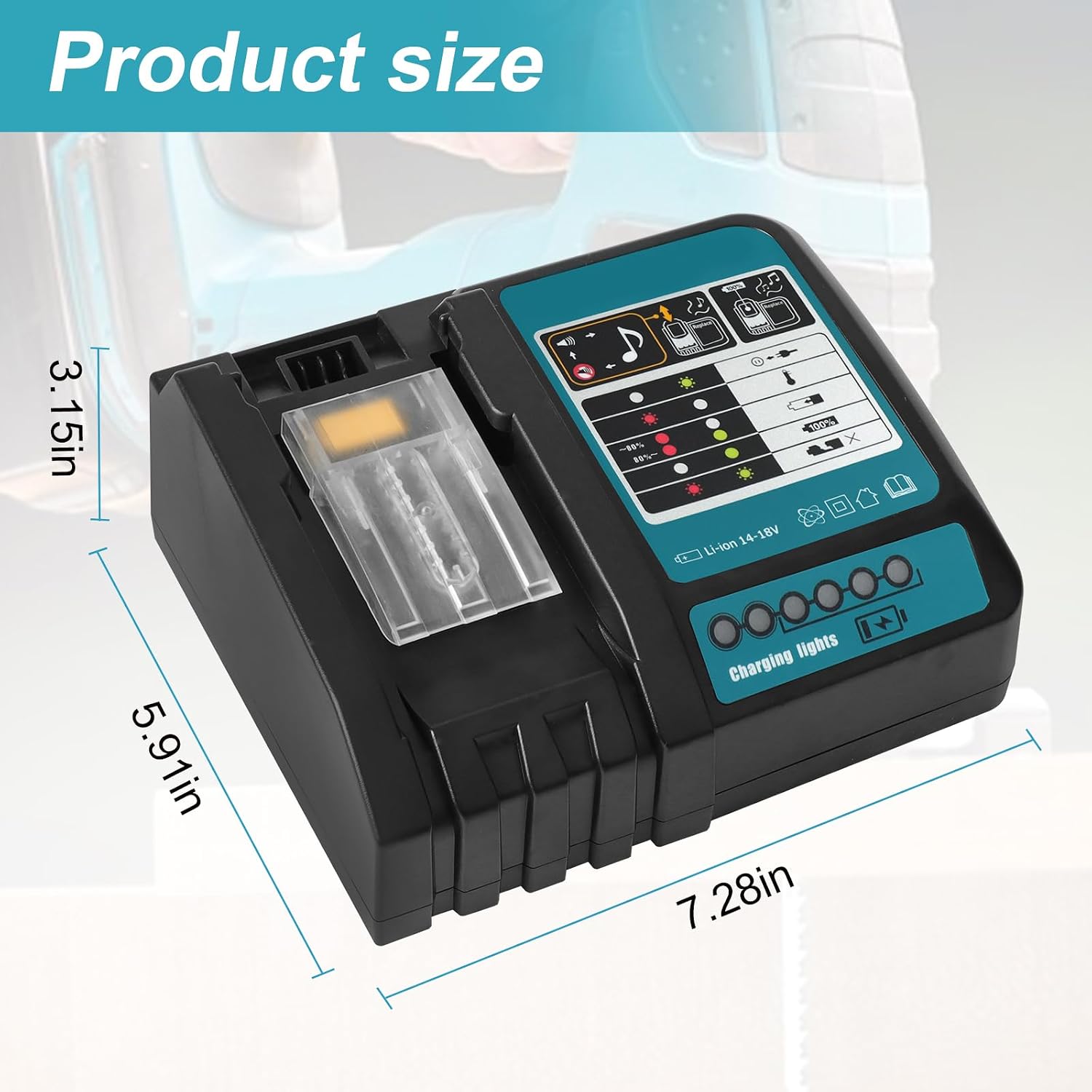 Thumbnail 6 de QUPERR DC-18RC replacement charger 3A