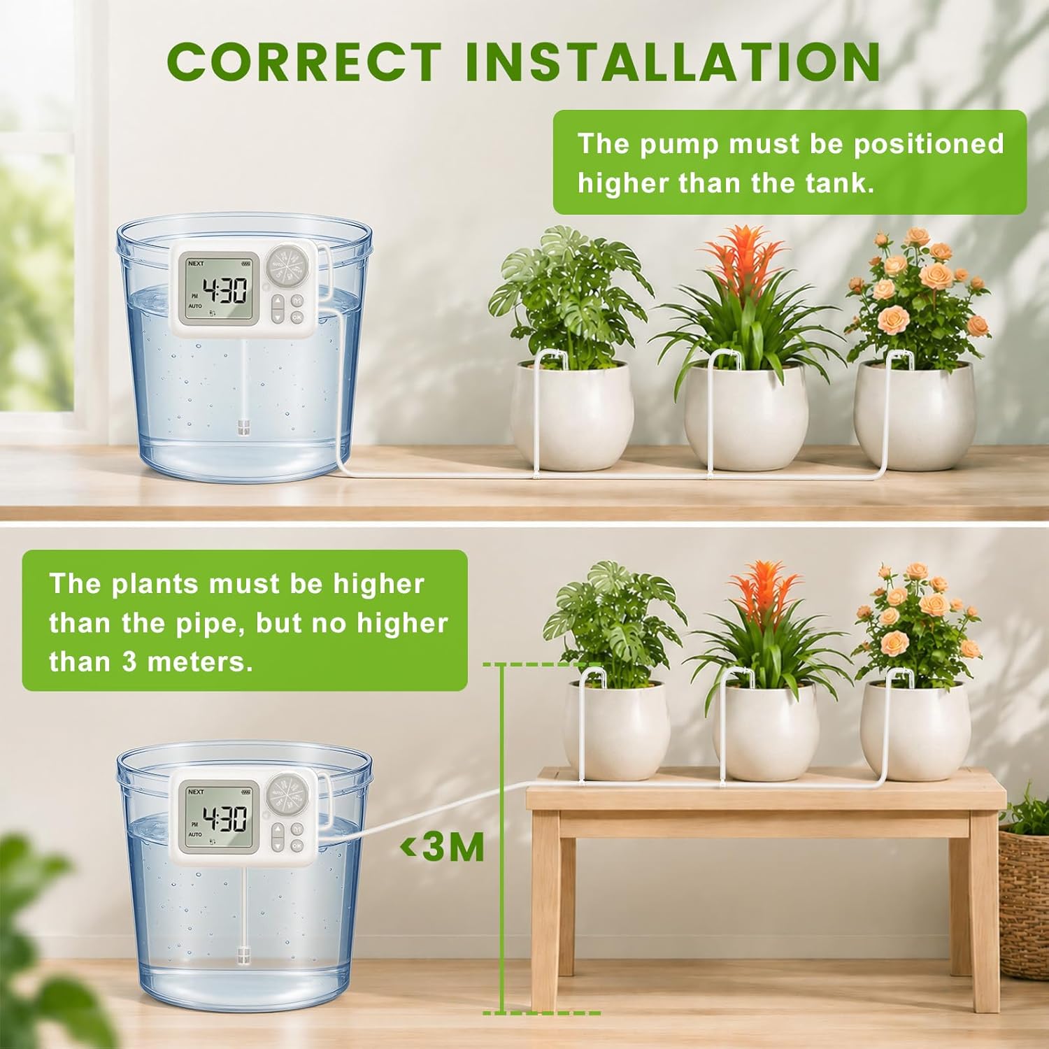 Detalle de Landrip Irrigazione Automatica Vasi: kit d’irrigazione a goccia per interno, balcone e serra