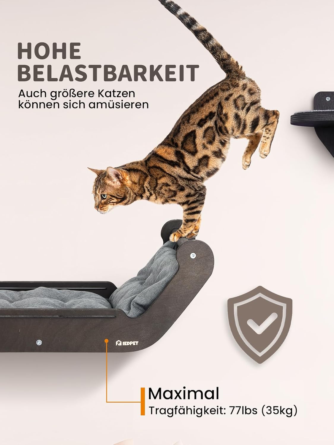 Thumbnail 5 de Kletterwand Katzen Set 3 Stufen 🐱