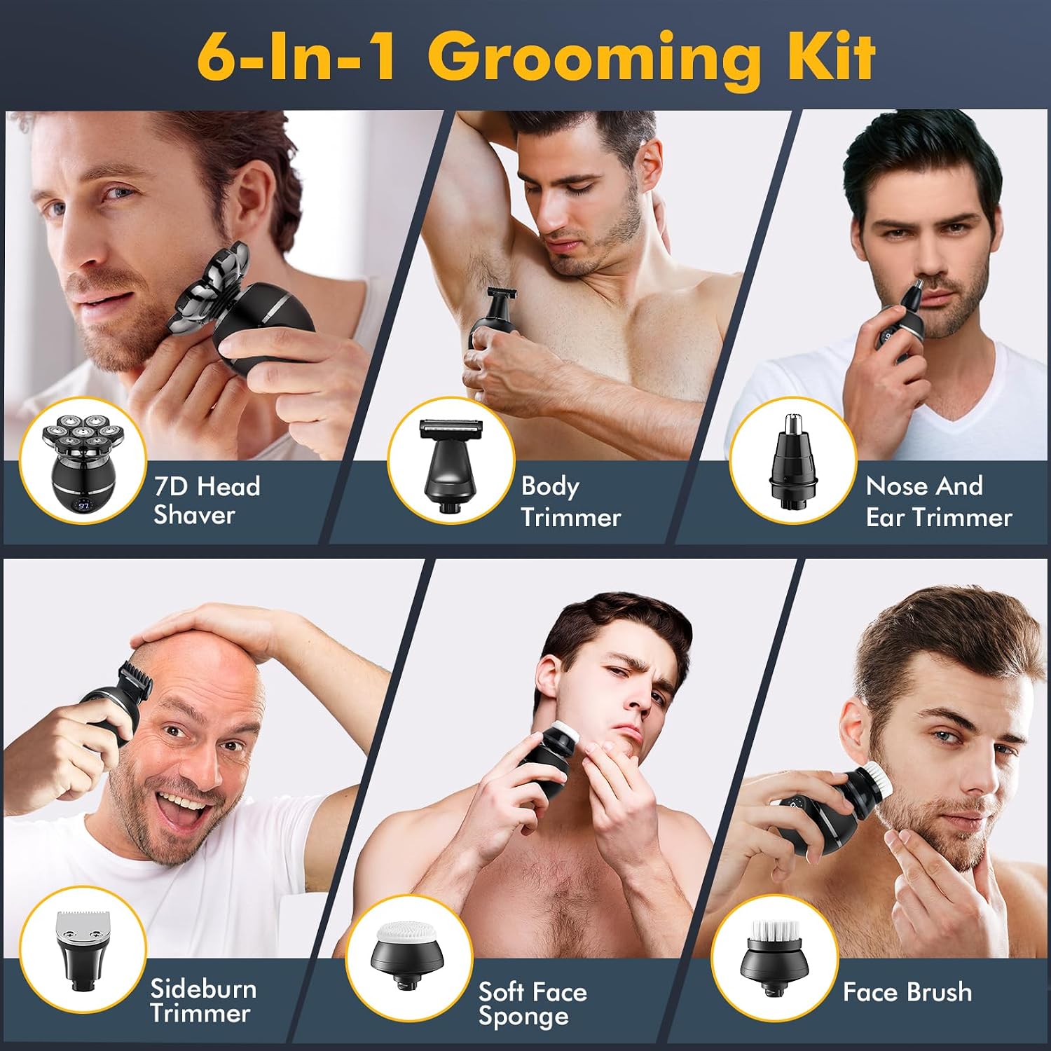 Thumbnail 4 de ETENTOUS head shaver for bald men