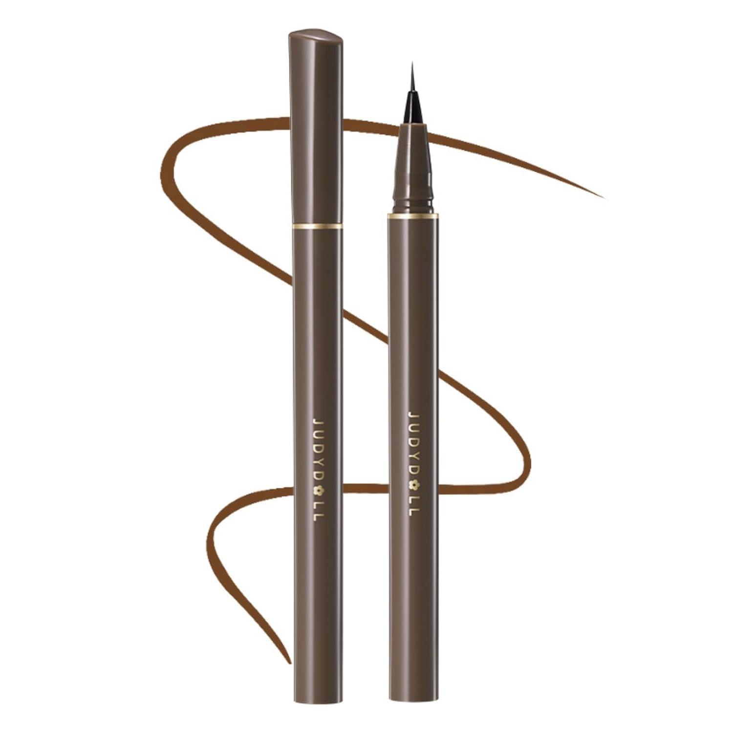 Detalle de JUDYDOLL Ultra-Fine Liquid Eyeliner #2 Deep Brown, Waterproof Flexible Tip