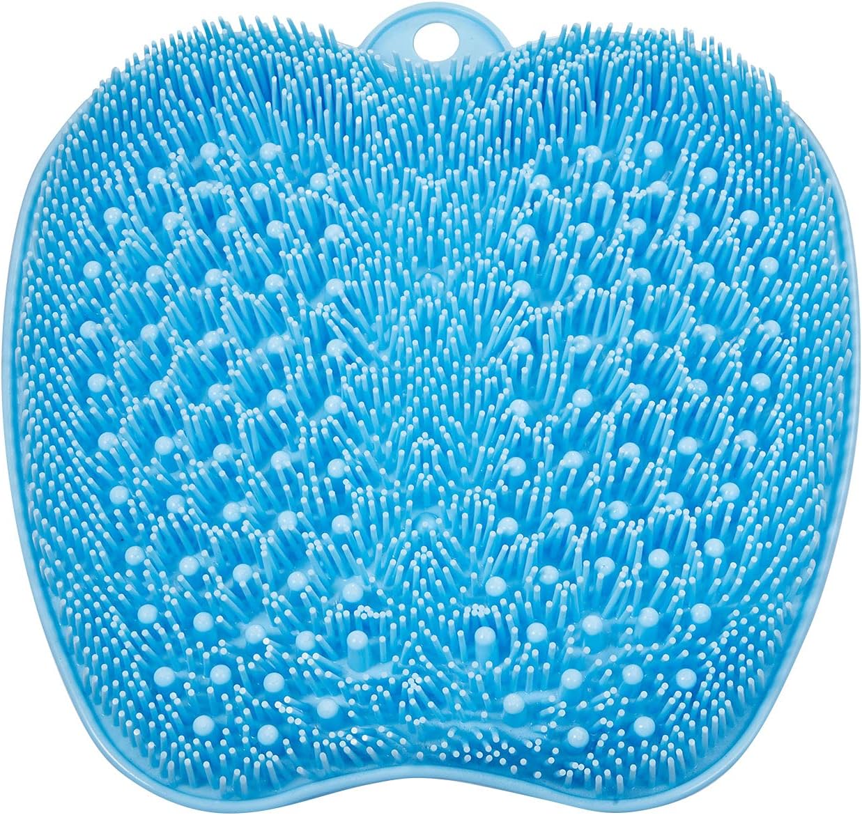 Detalle de BESKAR FS-900 XL Shower Foot Scrubber Mat, Square with Non-Slip Suction Cups