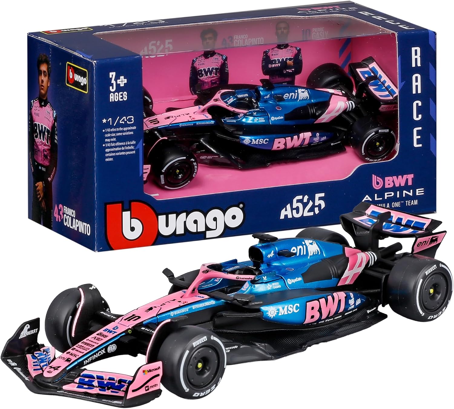 Thumbnail 6 de Bburago F1 Ferrari SF-25 2025 Lewis Hamilton 1:18 Diecast Model