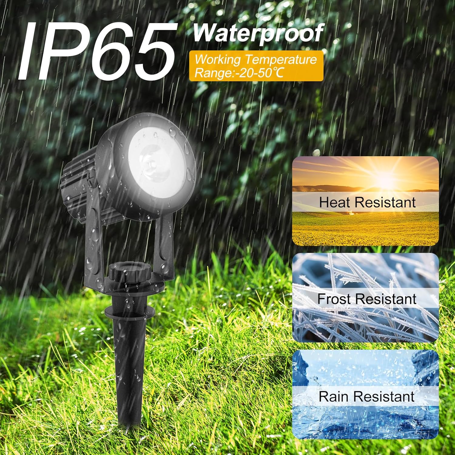 Detalle de T-SUNUS Solar Spot Lights 2 W IP65