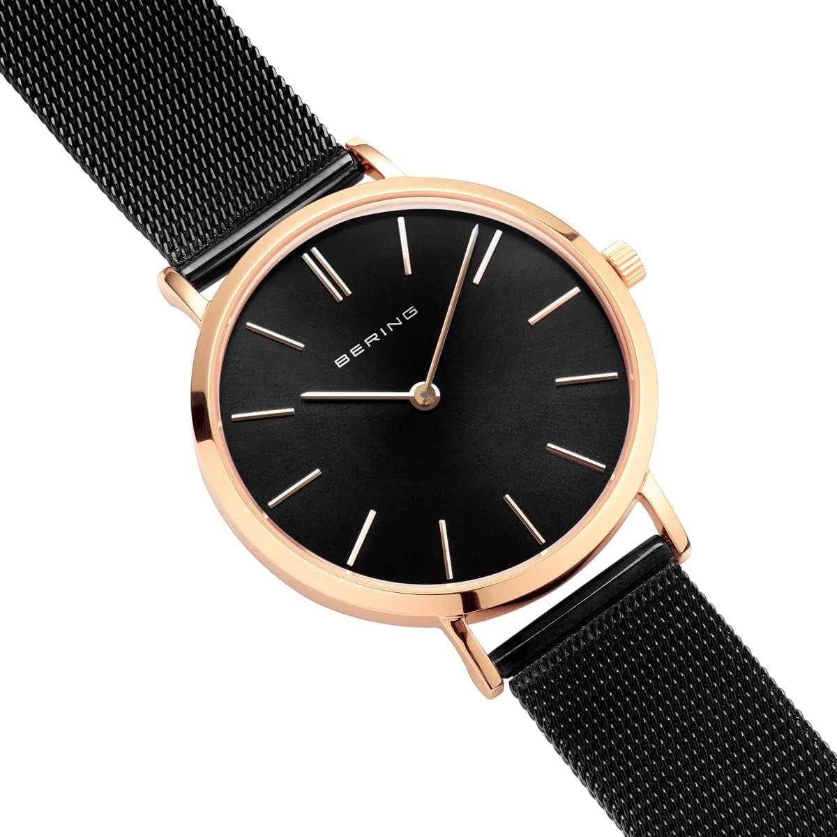 Thumbnail 3 de BERING 14134 Montre à Quartz pour Femme – 34 mm, Cadran et Bracelet Milanaise, Verre Saphir